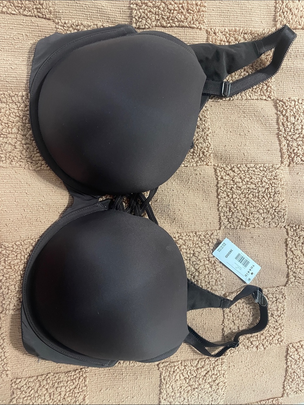Smooth Contour Black T-Shirt Bra with Light Padding